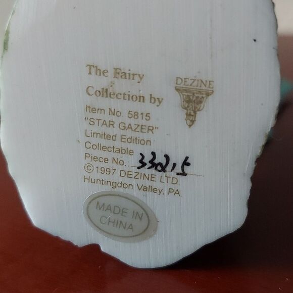 Vintage Star Gazer Limited Edition Hand Painted Fairy Figurine - Picture 9 of 9